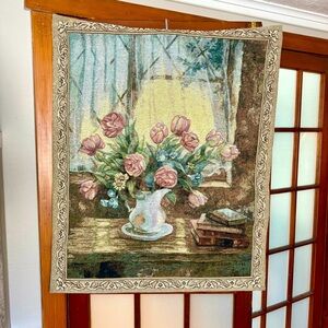 Tapestry wall hanging vintage